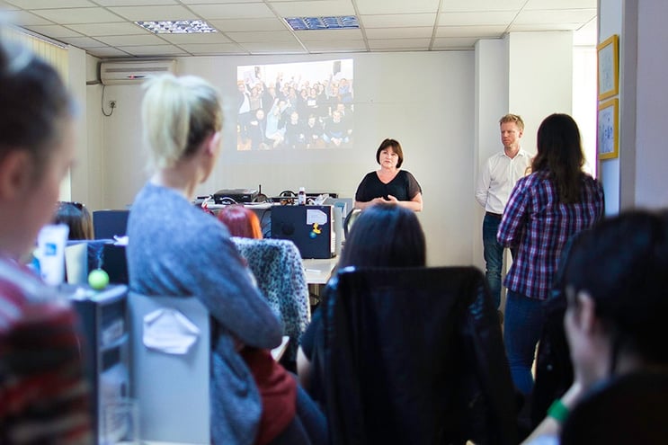 Proffcom besøkte Novicom i Beograd. Vår fjerde avdeling. Birgith Hansen