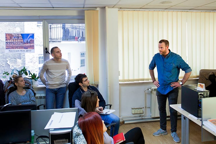 Proffcom besøkte Novicom i Beograd. Vår fjerde avdeling