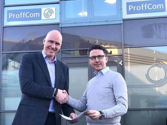 Proffcom og novicom inngikk avtale i januar 2017