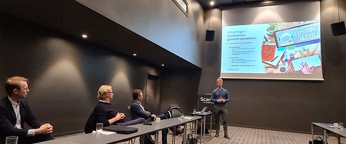 Rune lonkemoen holder foredrag under faglig kundeforum 2021